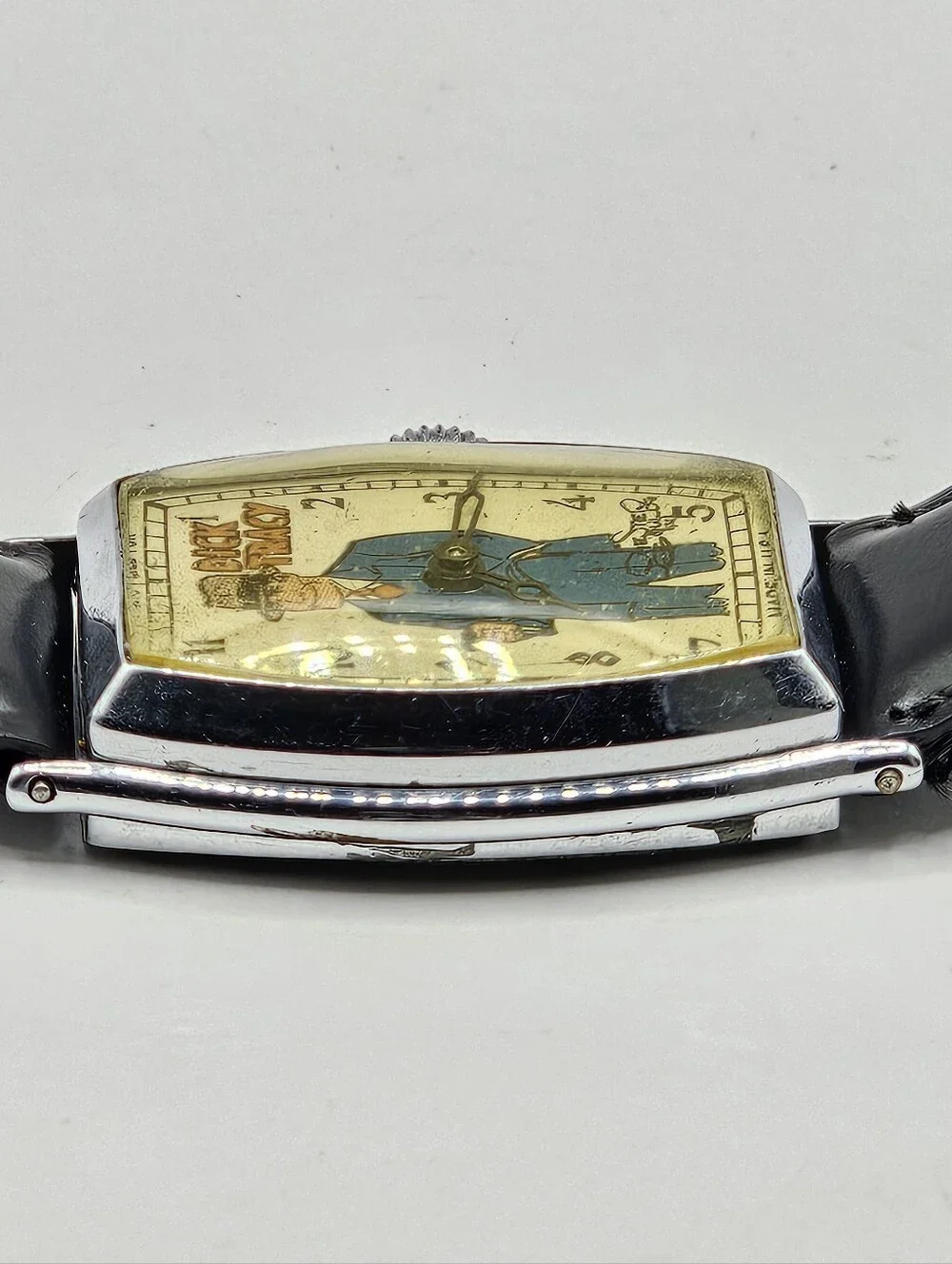 Vintage Rare Original 1935 New Haven Dick Tracy Variation 2 Wristwatch Running